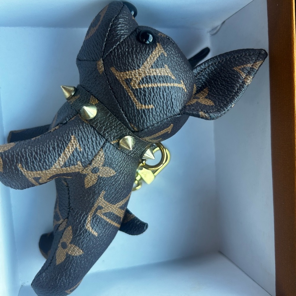 LV dog key chain